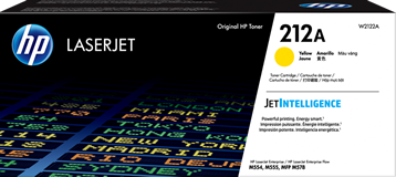 HP 212A Yellow Original LaserJet Toner Cartridge, W2122A - 4500 Pages